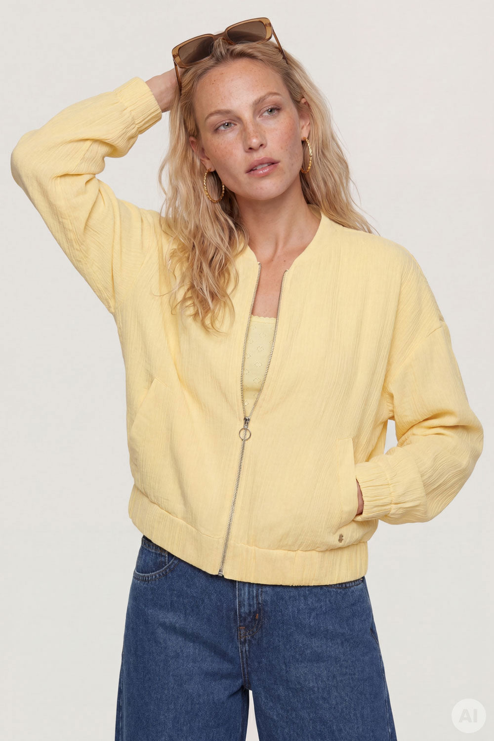 Image Rumii – Blouson-Jacke Slub-Musselin_1