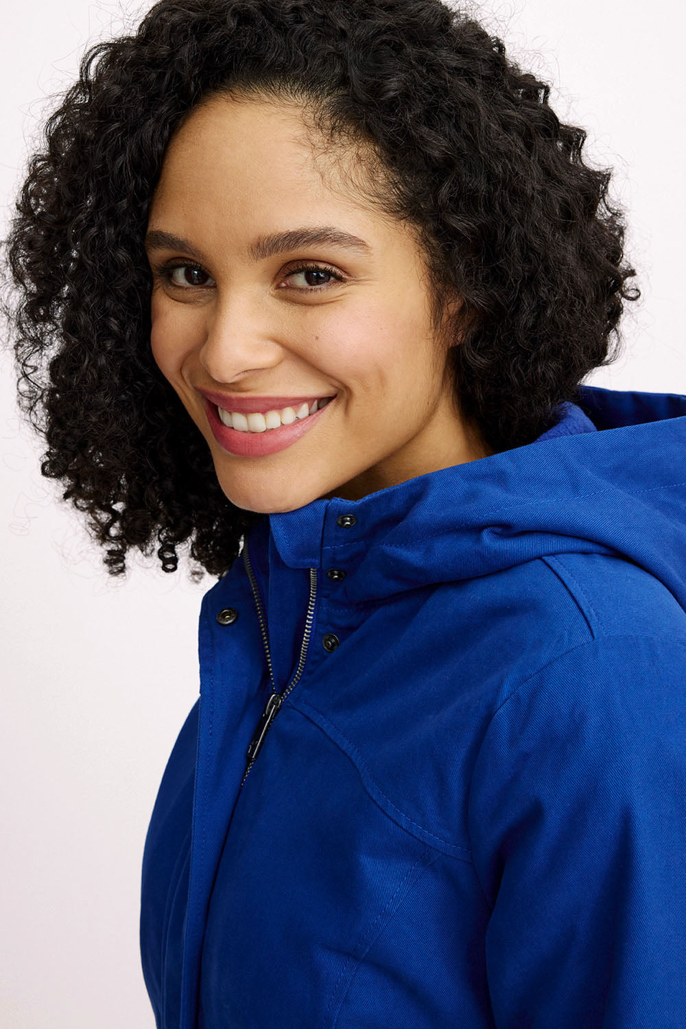 Taillierte Jacke aus Biobaumwolle