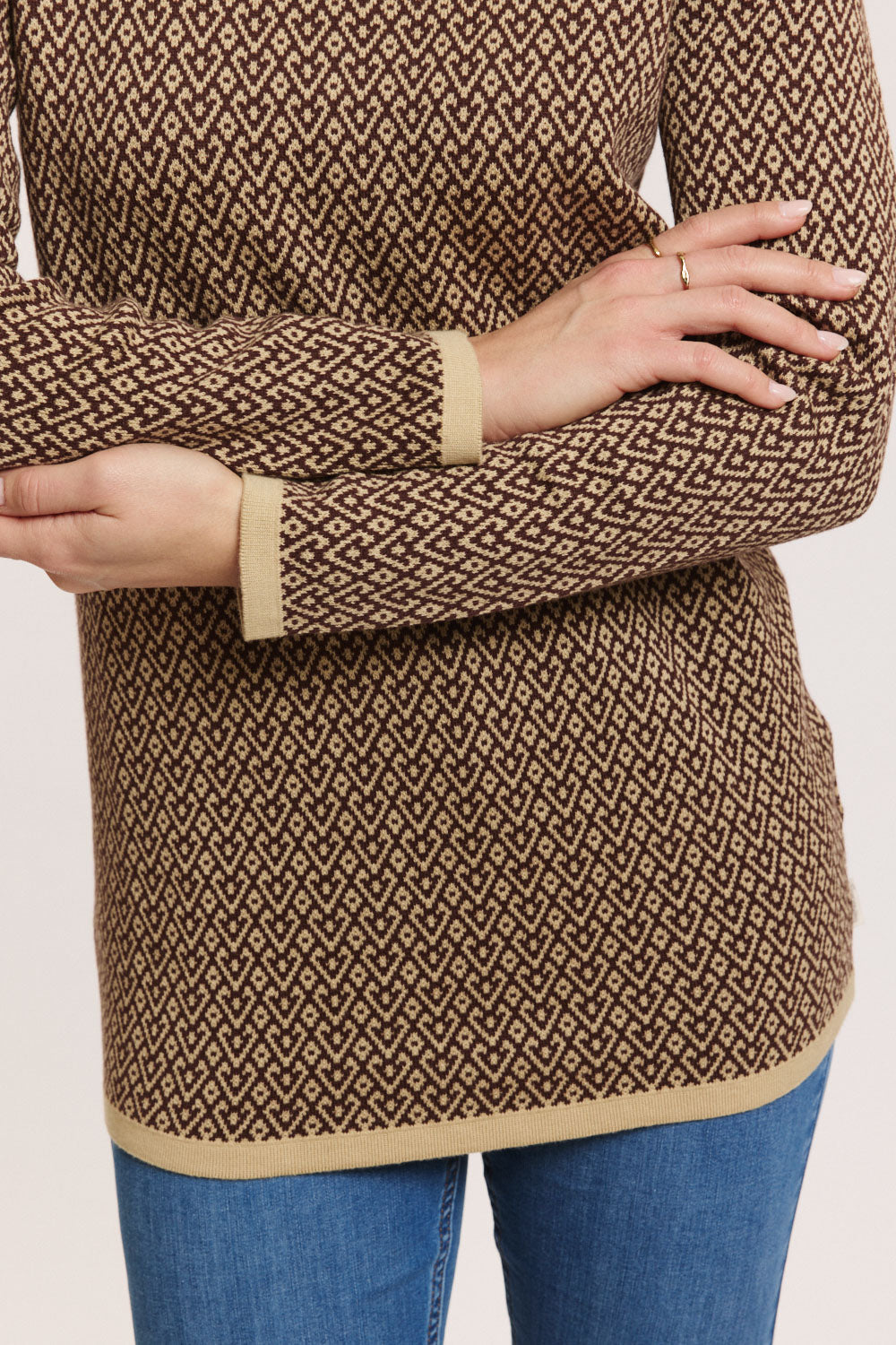 Lolaa Jacquard-Pullover – Organic Cotton