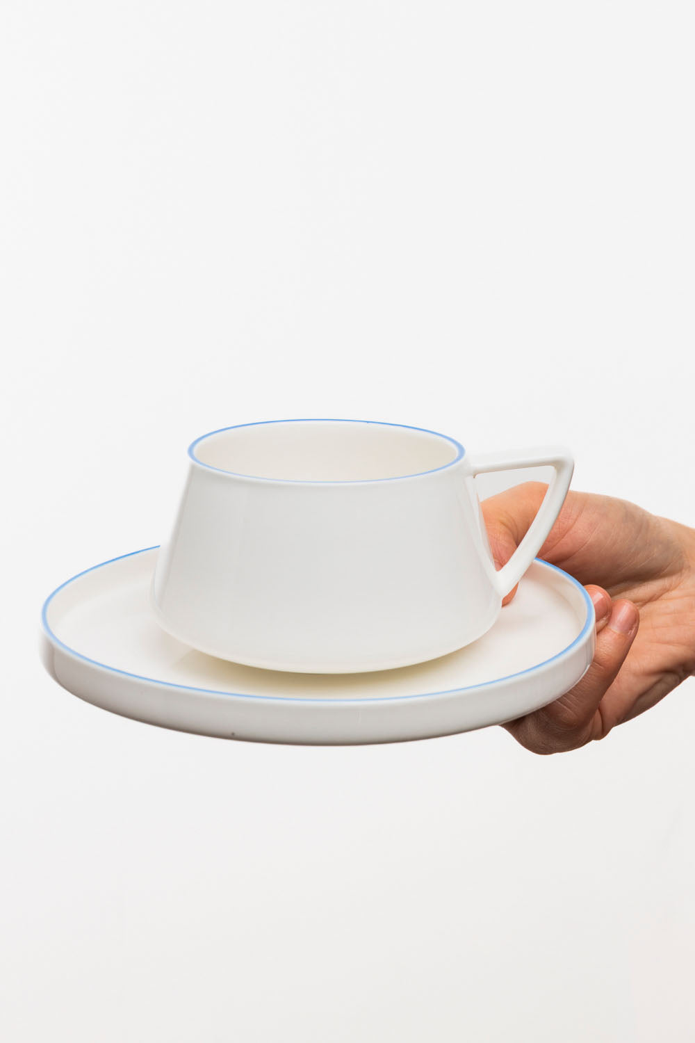Tasse und Untertasse TINTED GRACE sky