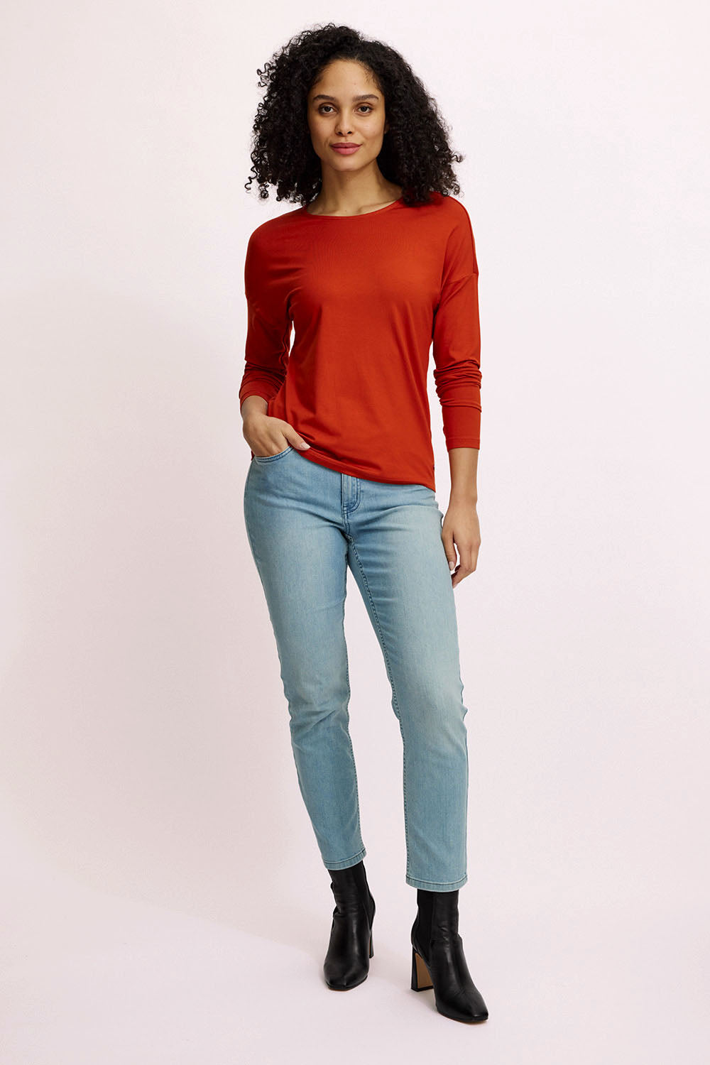 Lockeres EcoVero™-Shirt