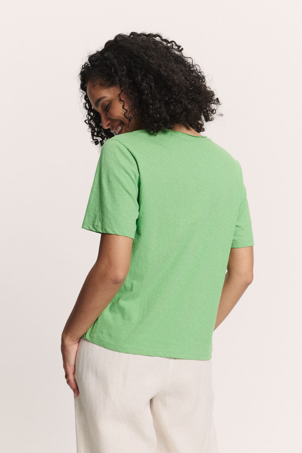 Jerseyshirt Liiz aus Leinen