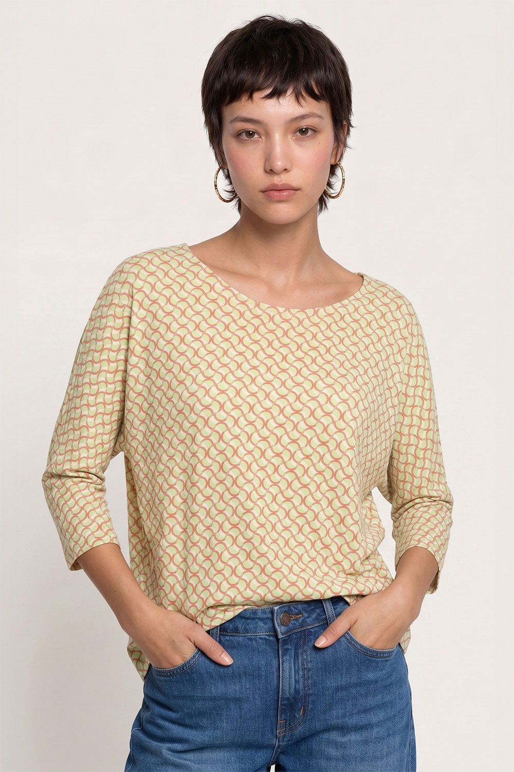 Image Alunaa – Shirt EcoVero-Jersey 3/4-Arm_1