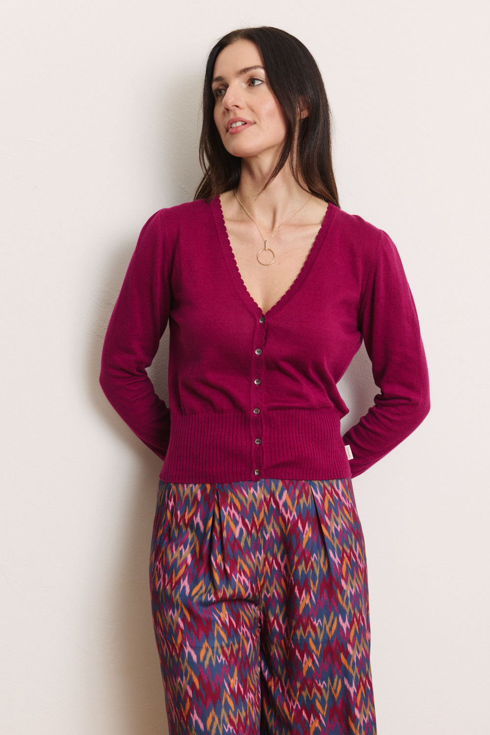 Cardigan Linaa aus Biobaumwolle