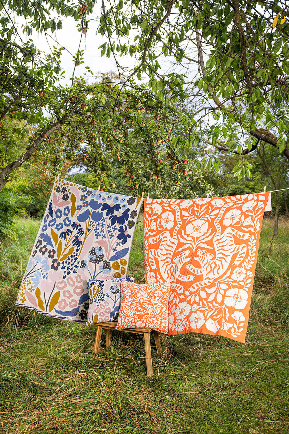 Strickdecke LILAE FLEUR