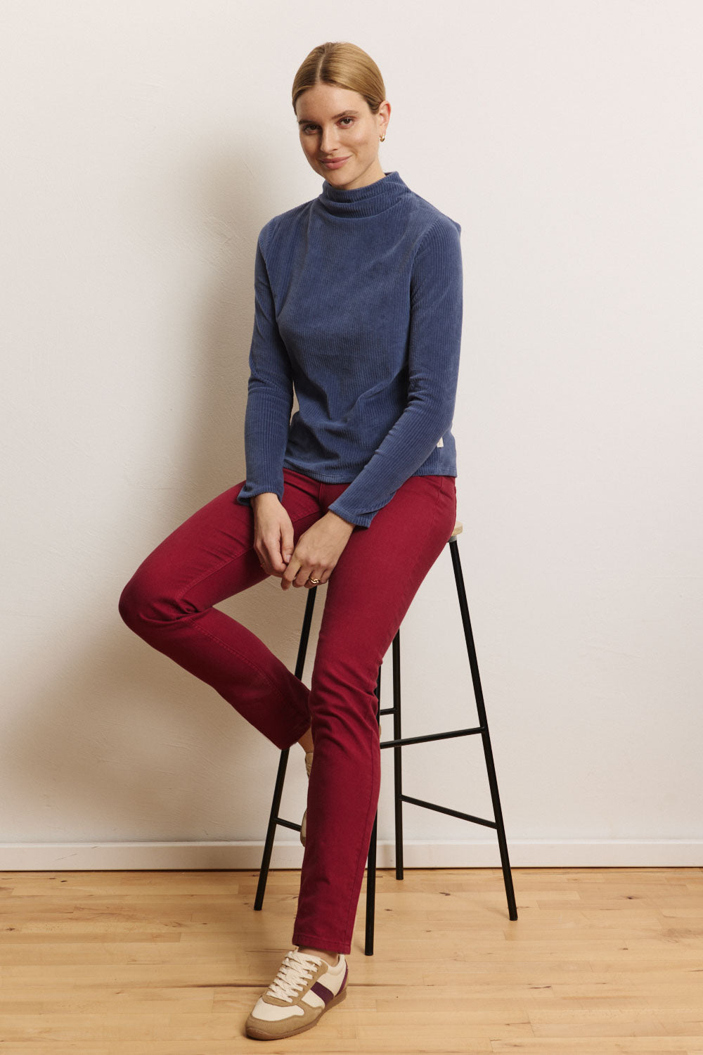 Sweatshirt Selinaa aus Nickicord (GOTS)