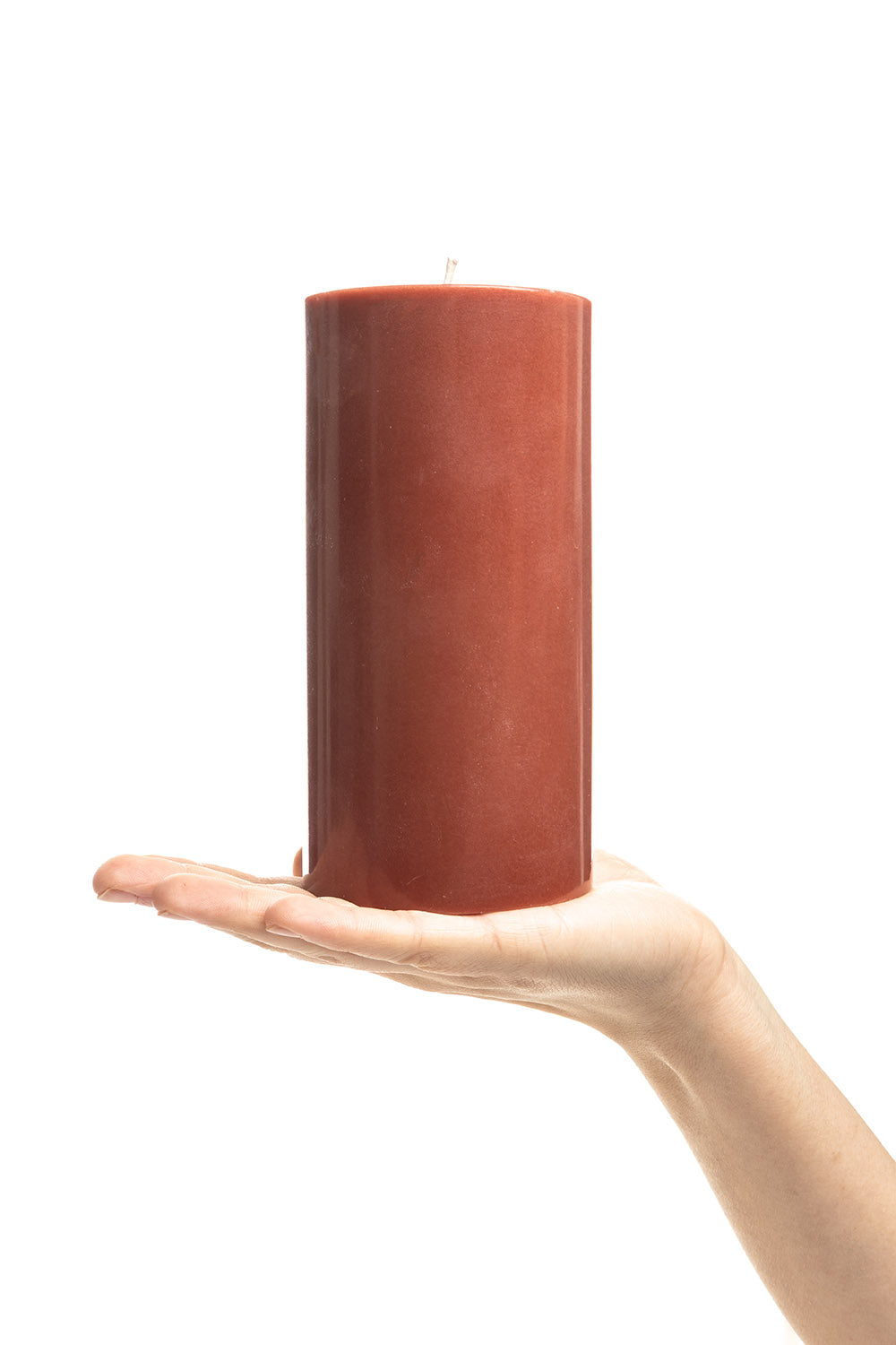 Pillar Candle GLUMI red