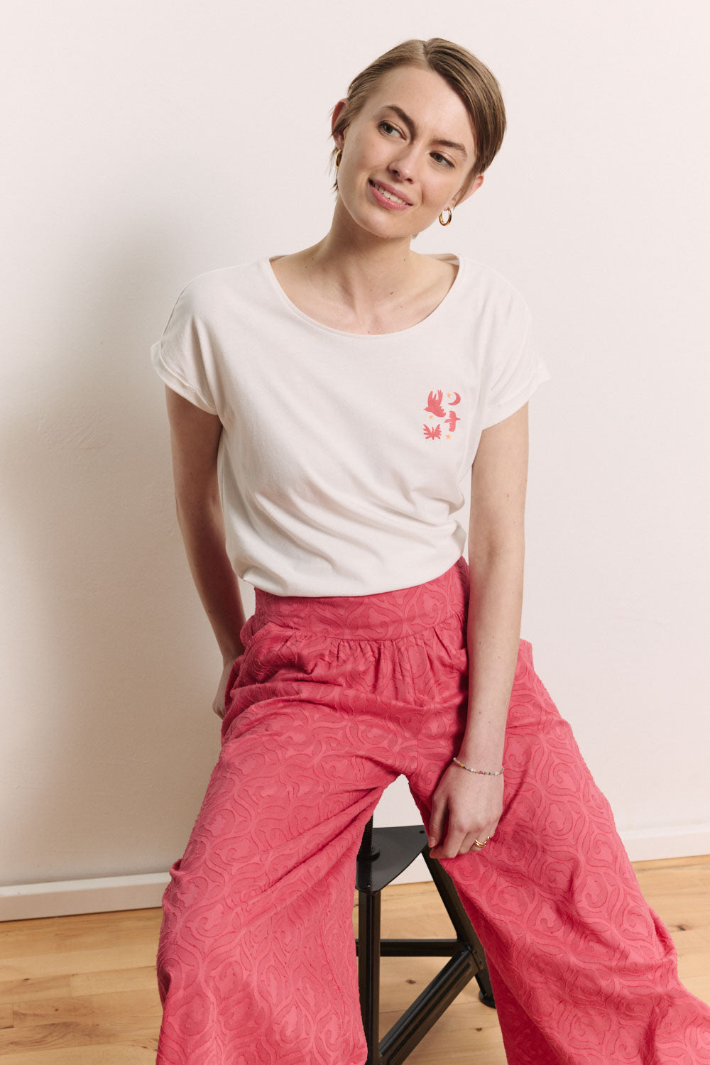 Set of 2 organic cotton jersey shirt Theaa