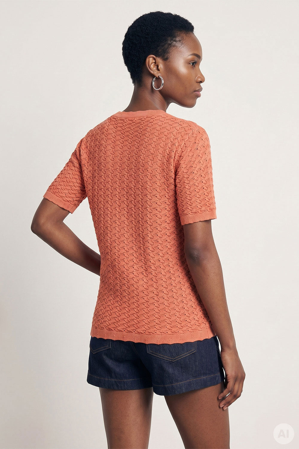 Image Lunethh – Ajour-Pullover Bio-Baumwolle_2