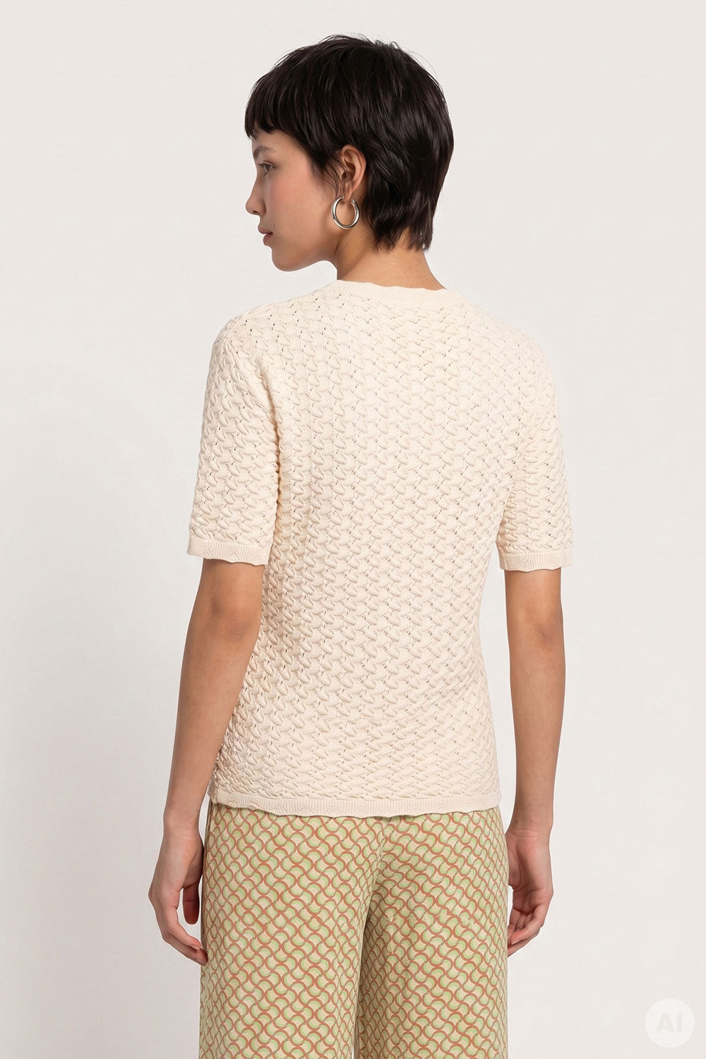 Image Lunethh – Ajour-Pullover Bio-Baumwolle_2