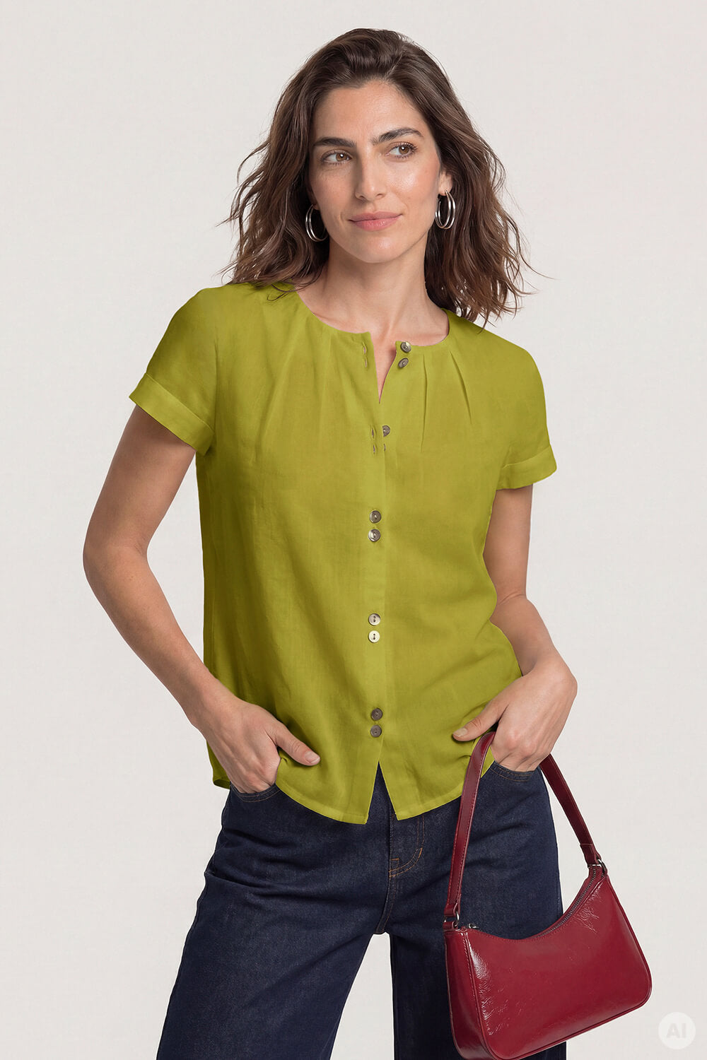 Hasinaa – Voile-Bluse romantisch