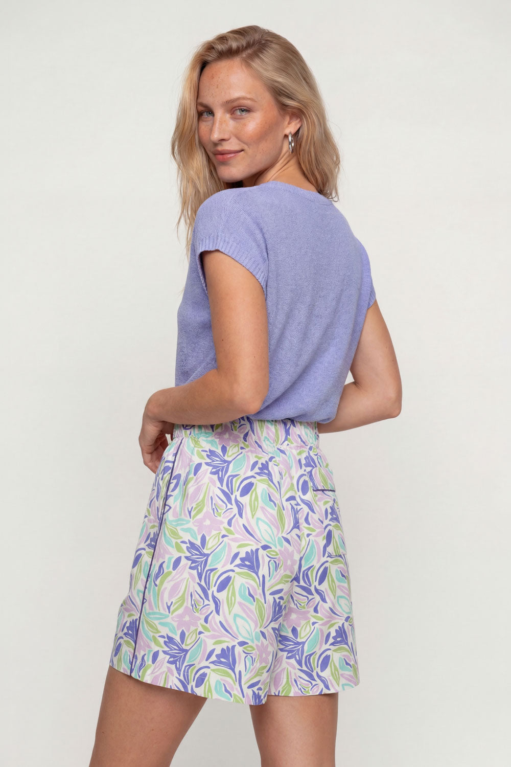 Image Leaa – Shorts EcoVero-Viskose Print_2