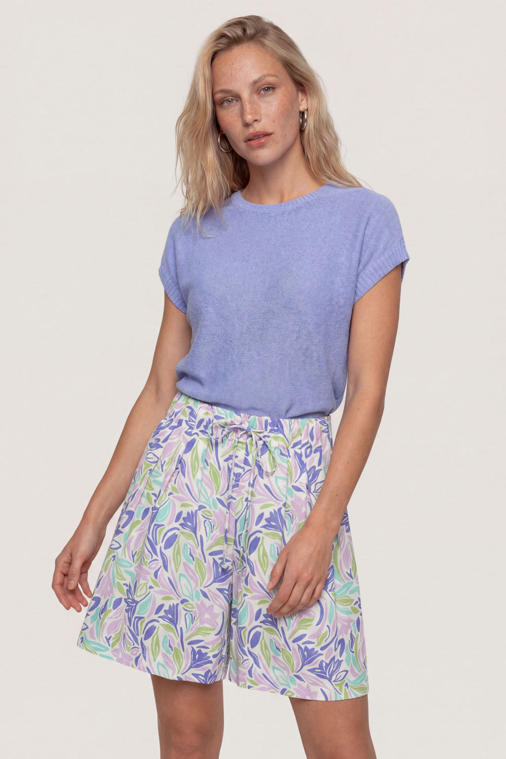 Image Leaa – Shorts EcoVero-Viskose Print_1