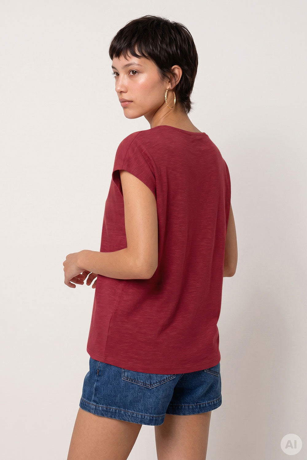 Image Jessicaa – Slub-Jersey Shirt_2