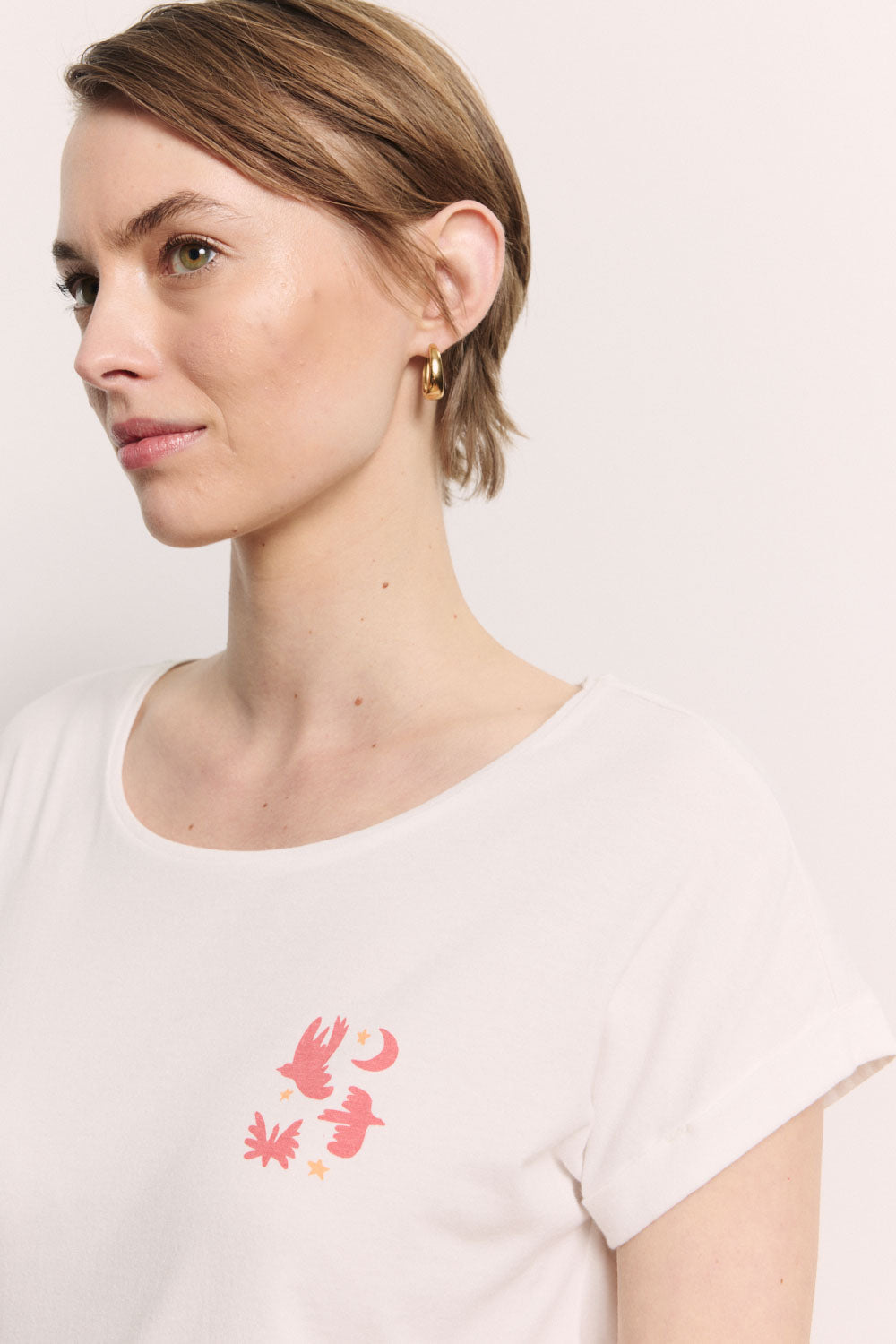 Set of 2 organic cotton jersey shirt Theaa