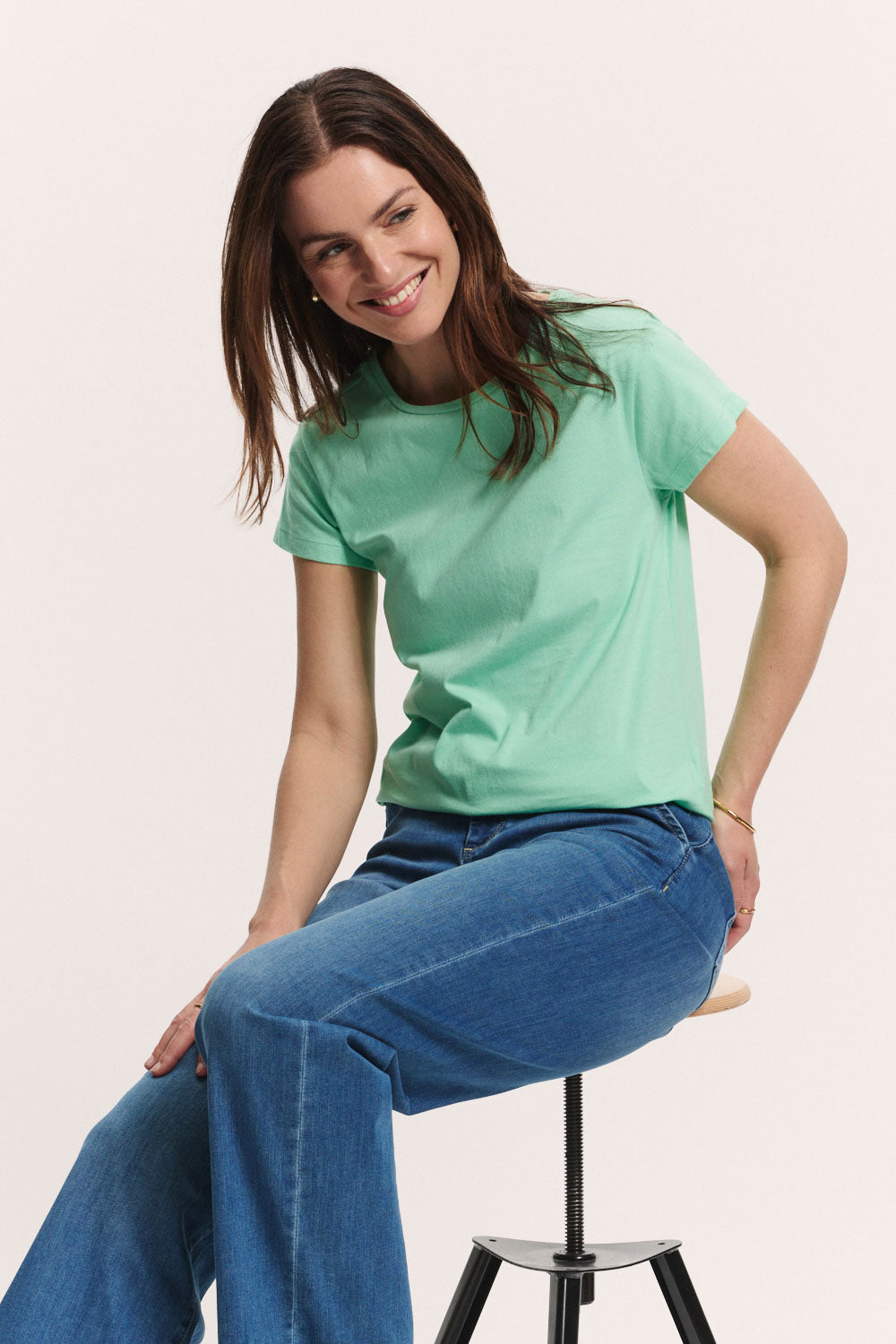 2er-Set Jerseyshirt Hannaa aus Bio-Baumwolle
