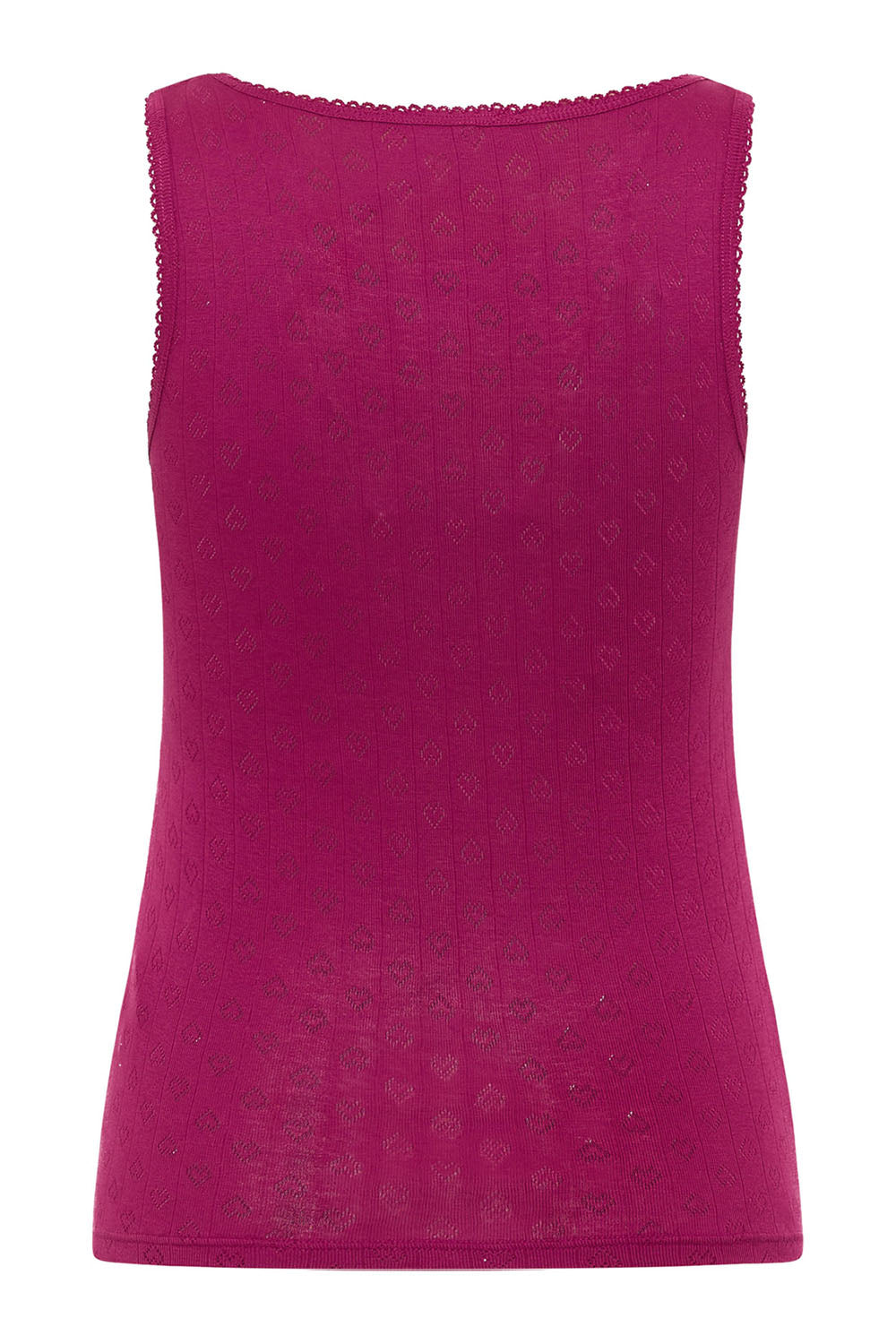 Ajour-Top Rosaa aus Biobaumwolle