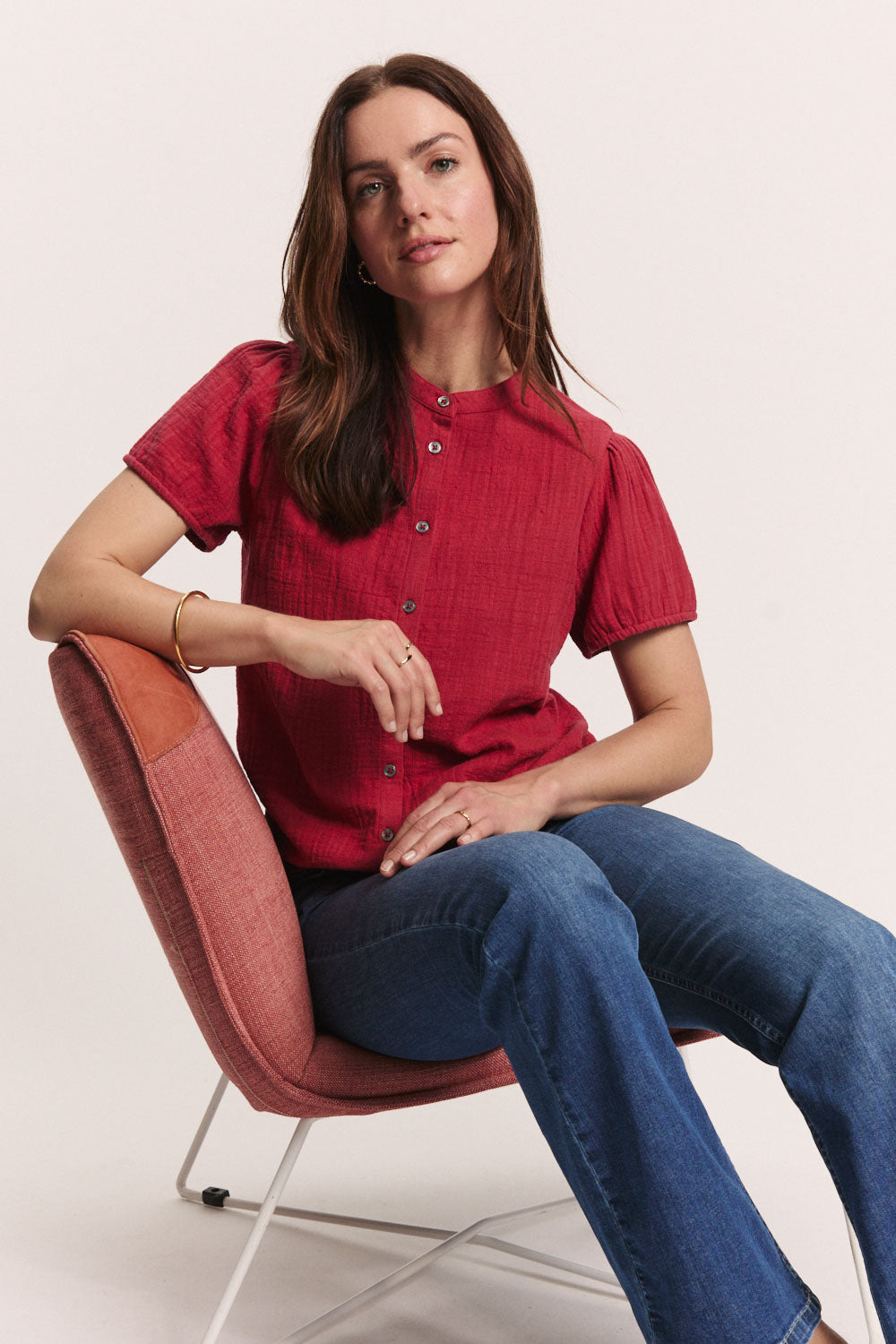 Bluse Elenaa aus Bio-Baumwolle