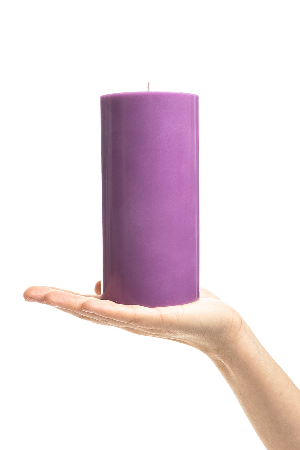 Pillar Candle GLUMI violet