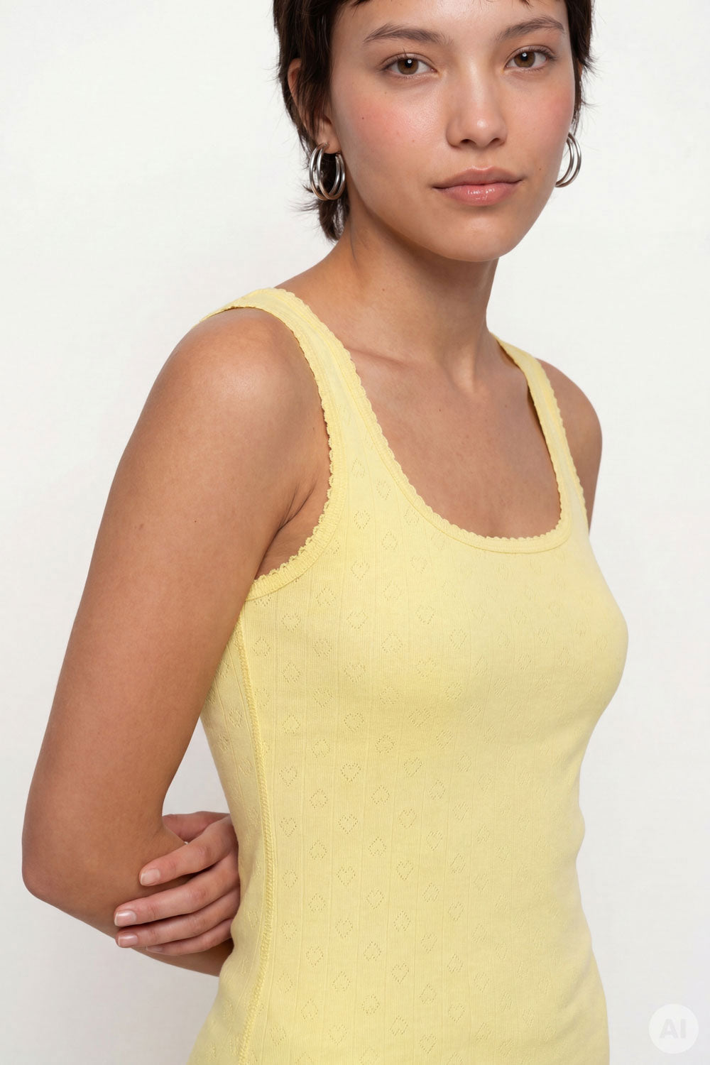 Image Rosaa – Top aus Ajour-Jersey-Rib_3