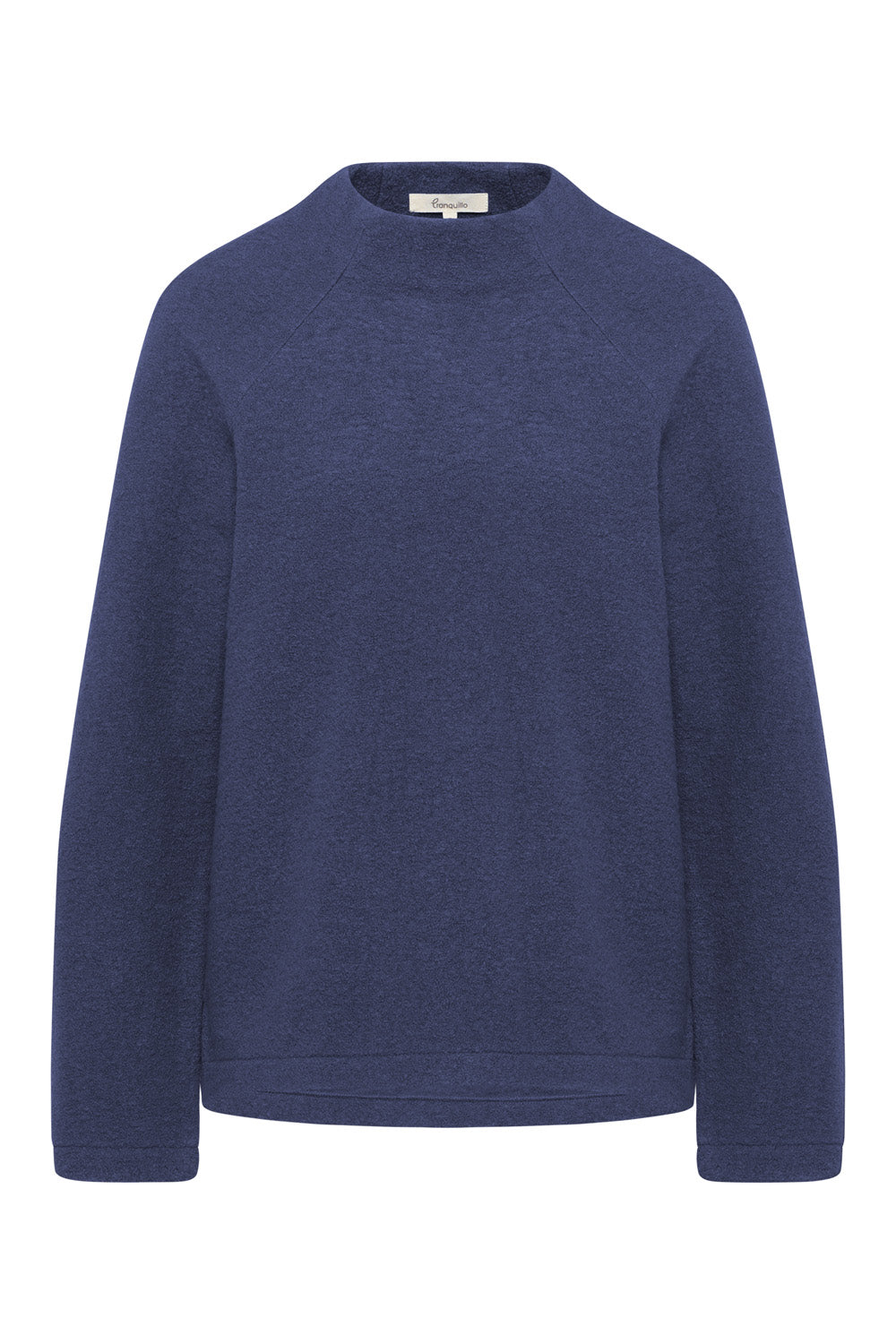 Kurzer Pullover aus reinem Wollfleece