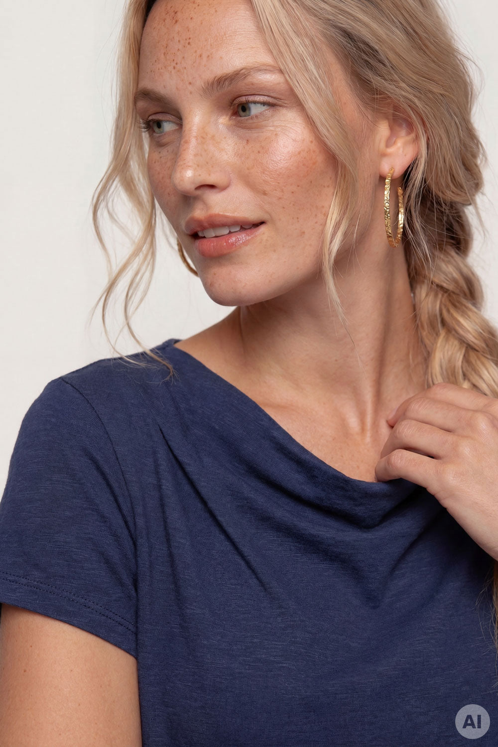 Image Ginaa – Slub-Jersey-Shirt Relaxed Fit_3