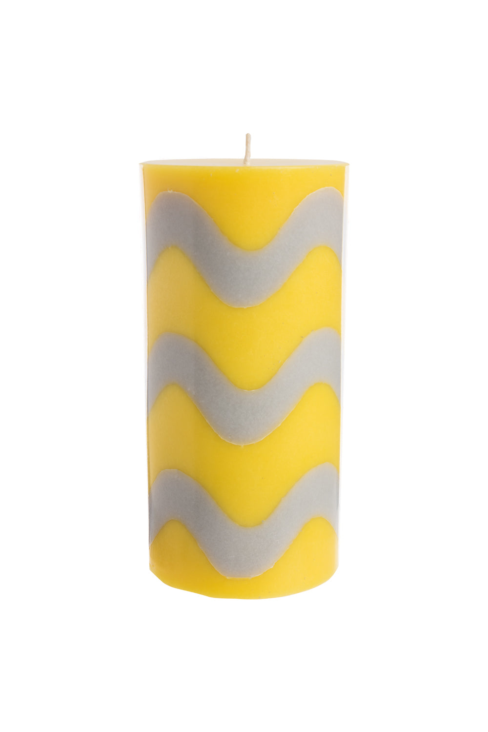 Pillar Candle GLUMI WAVE