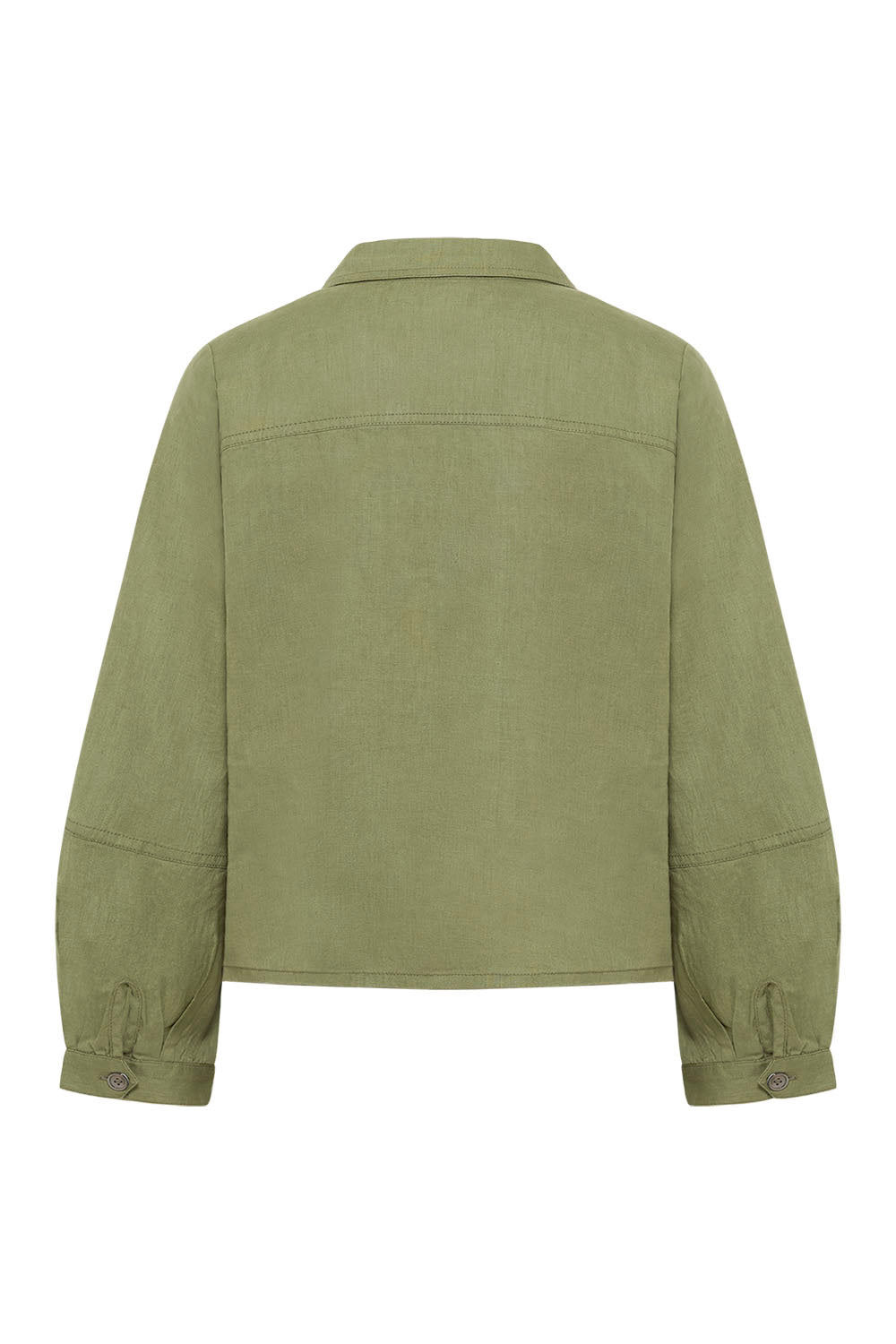 Image Ravinaa – Leinen-Hemdjacke Boxy Fit_5