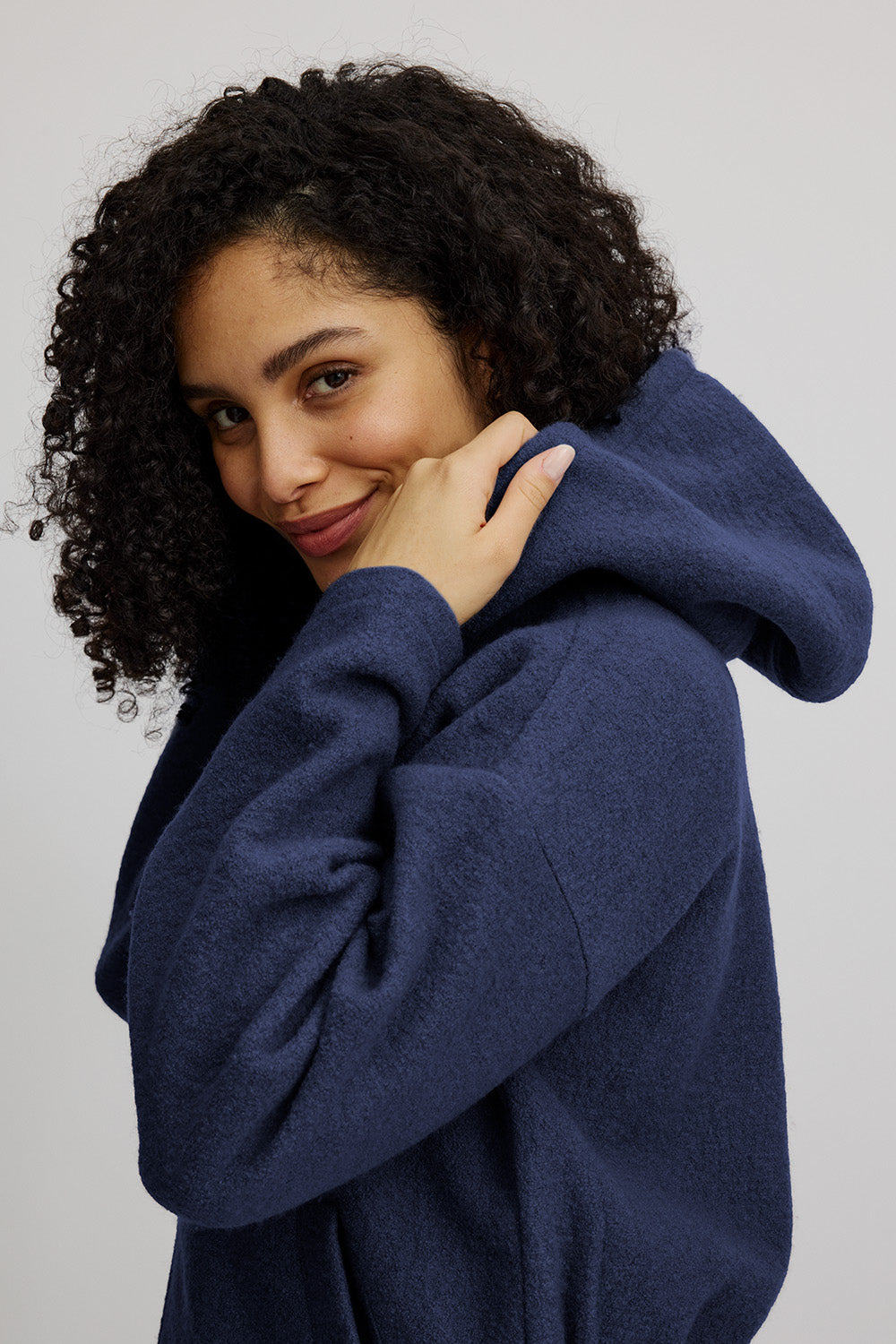 Gemütliche Jacke aus Walkwolle
