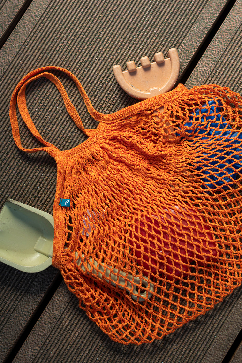Netzbeutel für Kids orange