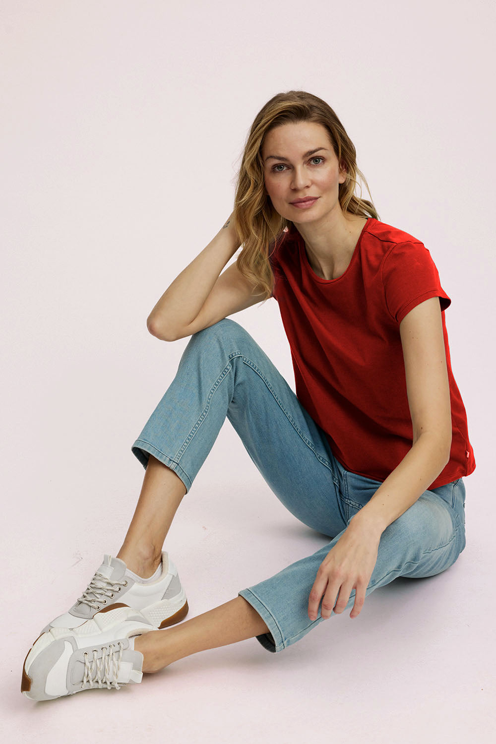 Basic-Shirt aus Biobaumwolle