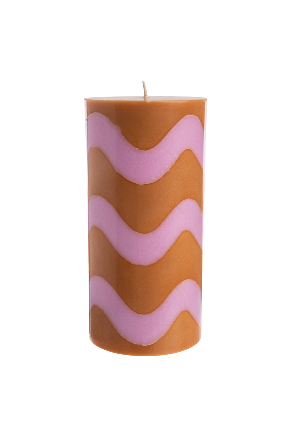 Pillar Candle GLUMI WAVE