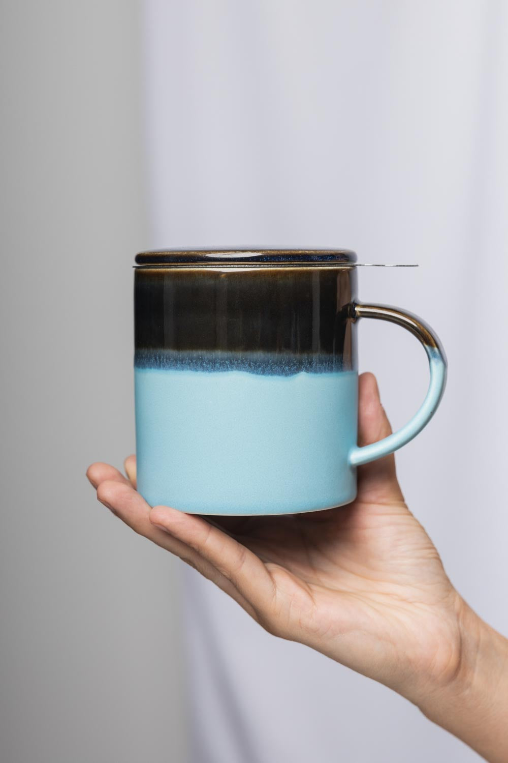 Tasse mit Teesieb INDUSTRIAL 410 ml
