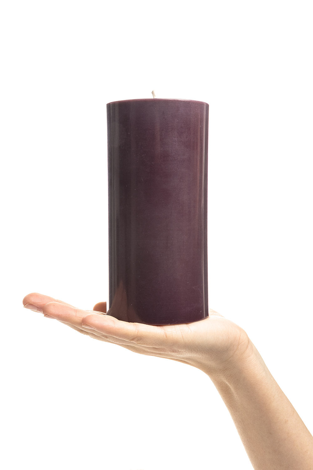 Pillar Candle GLUMI wine red