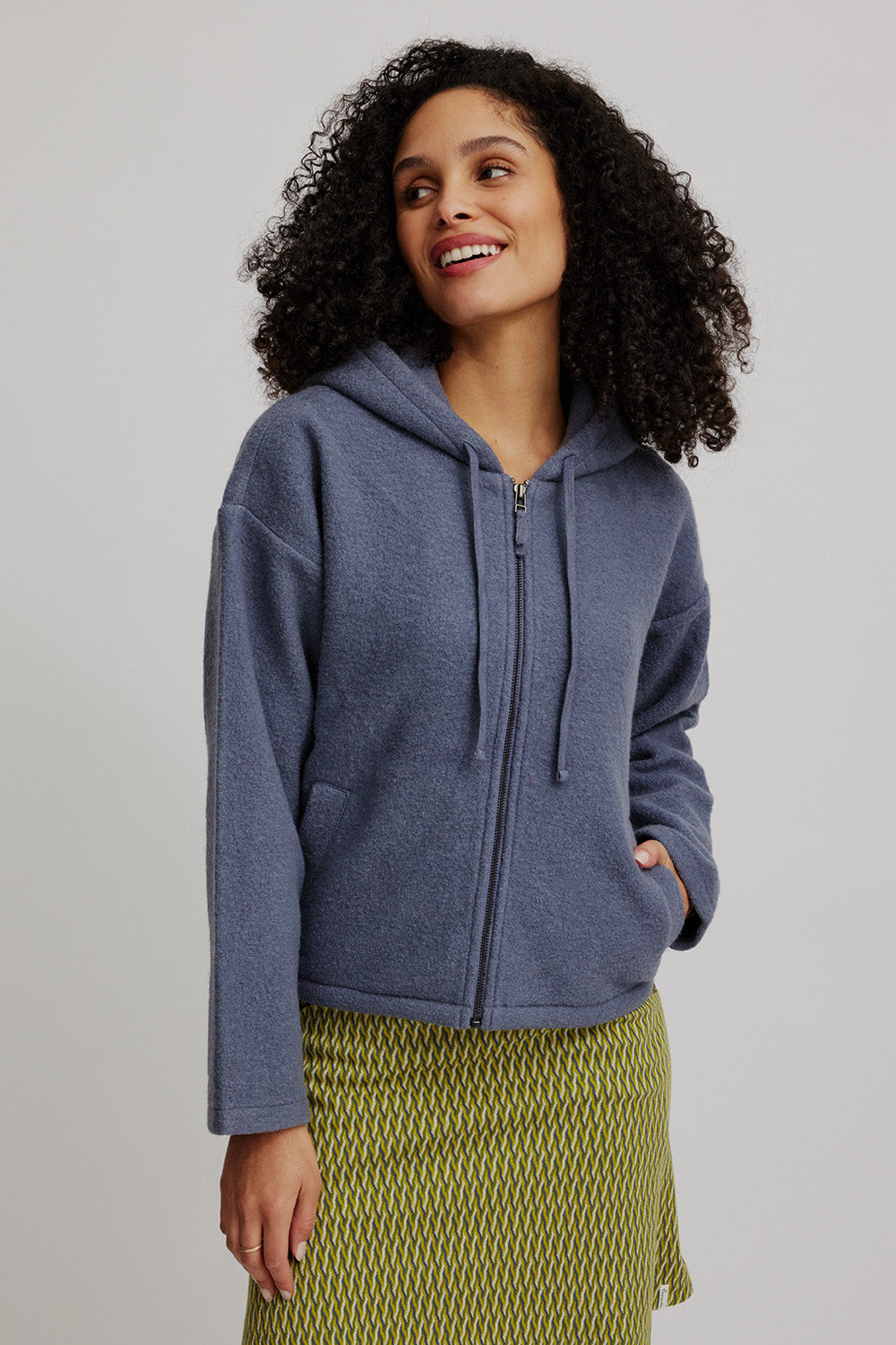 Gemütliche Jacke aus Walkwolle