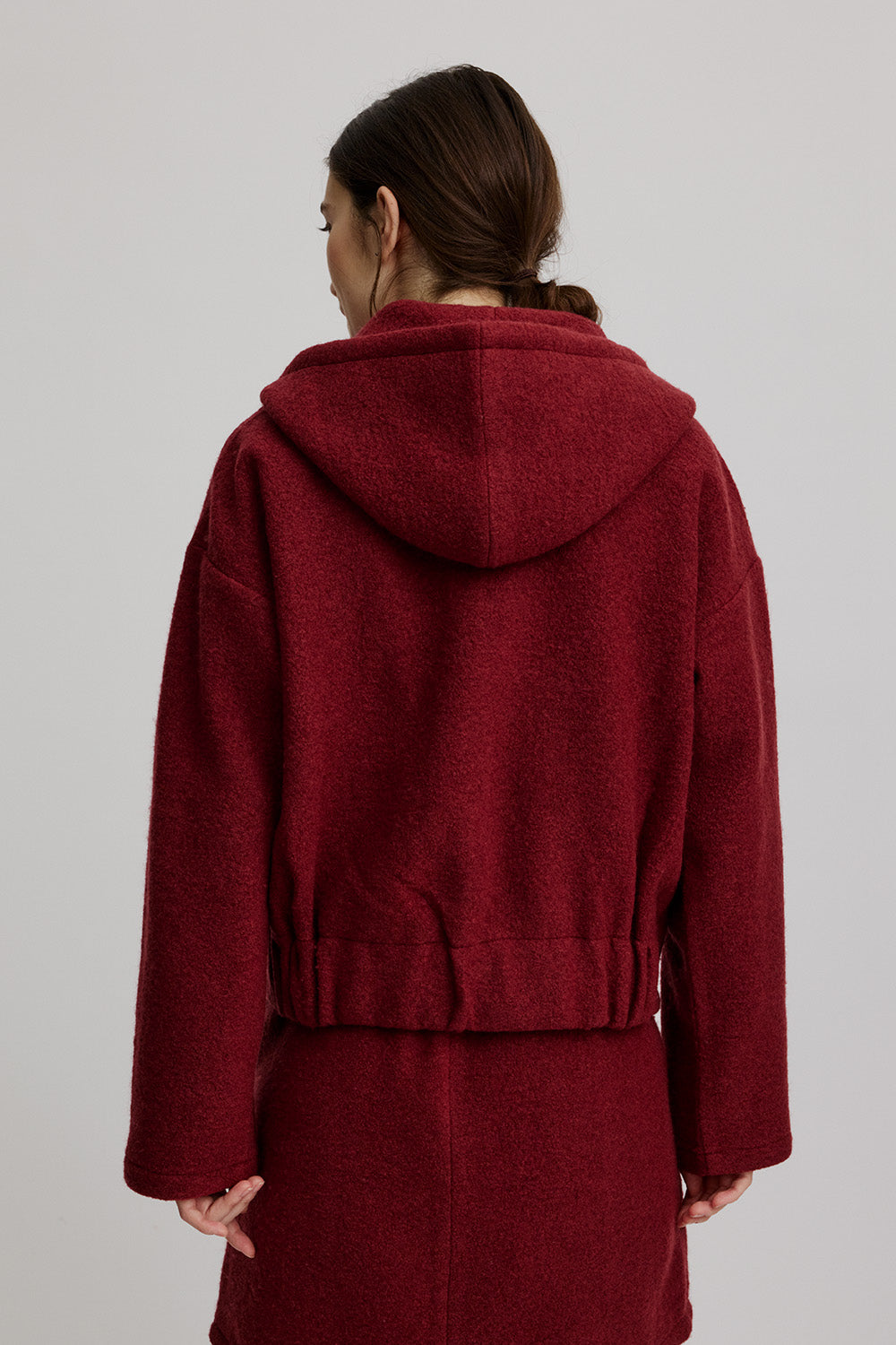 Gemütliche Jacke aus Walkwolle