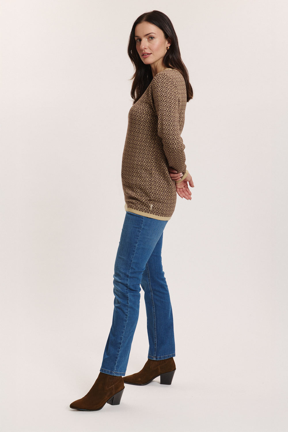 Lolaa Jacquard-Pullover – Organic Cotton