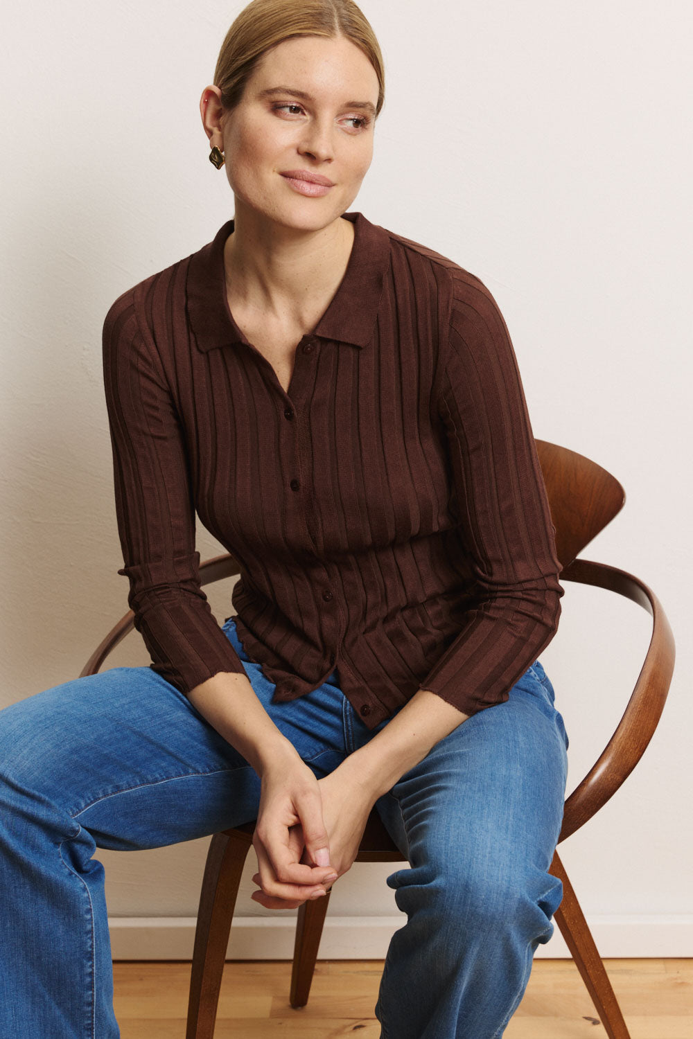 Cardigan Mellii aus EcoVero™ Rib