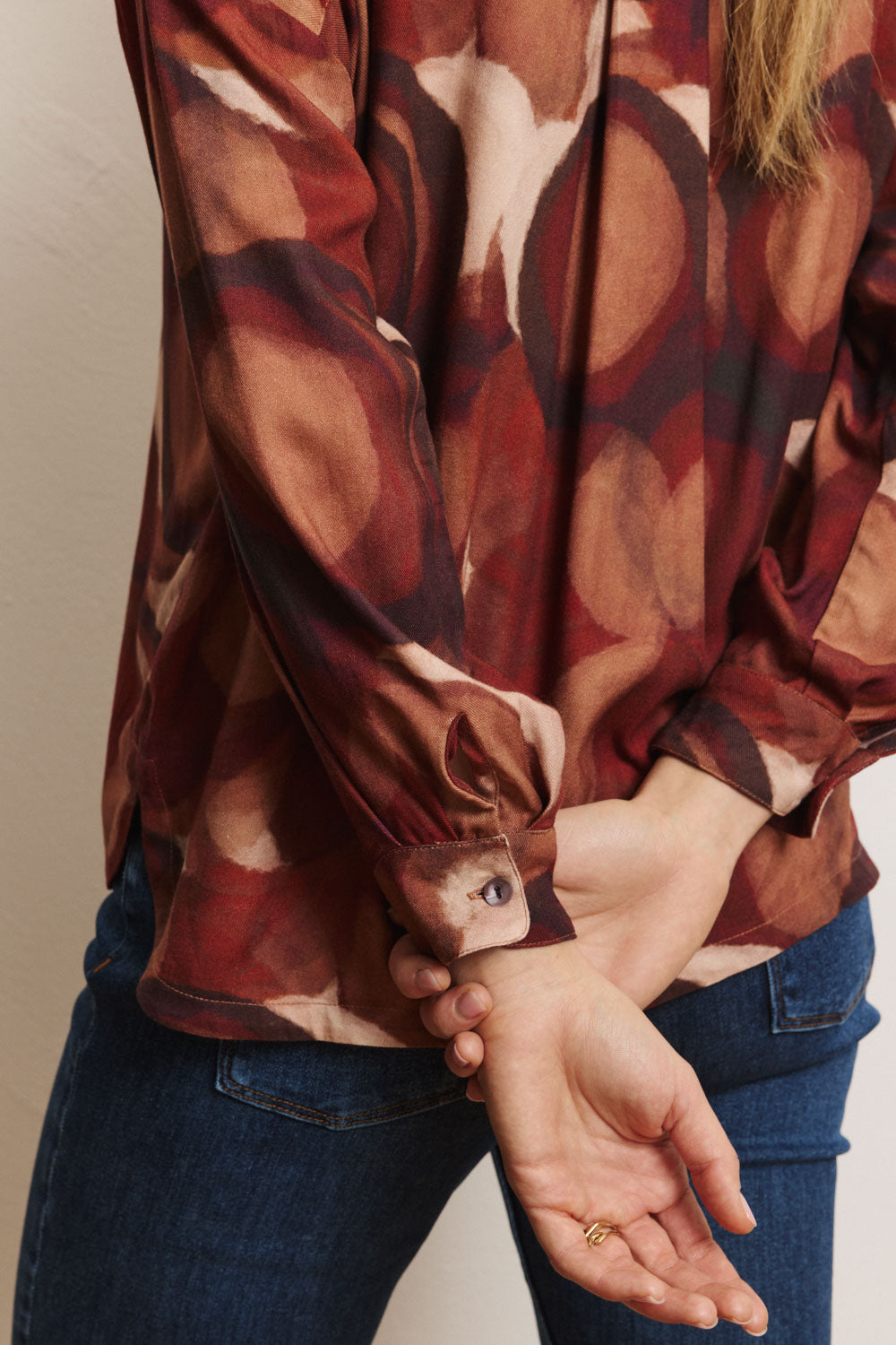 Bluse Jolandaa aus EcoVero™-Twill