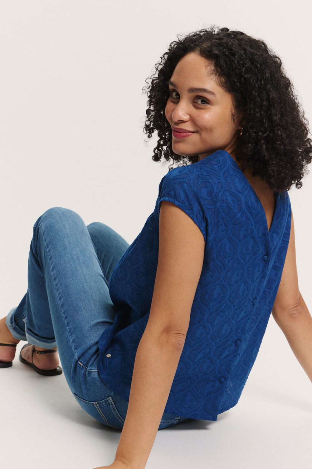 Bluse Lunaa aus Bio-Baumwolle