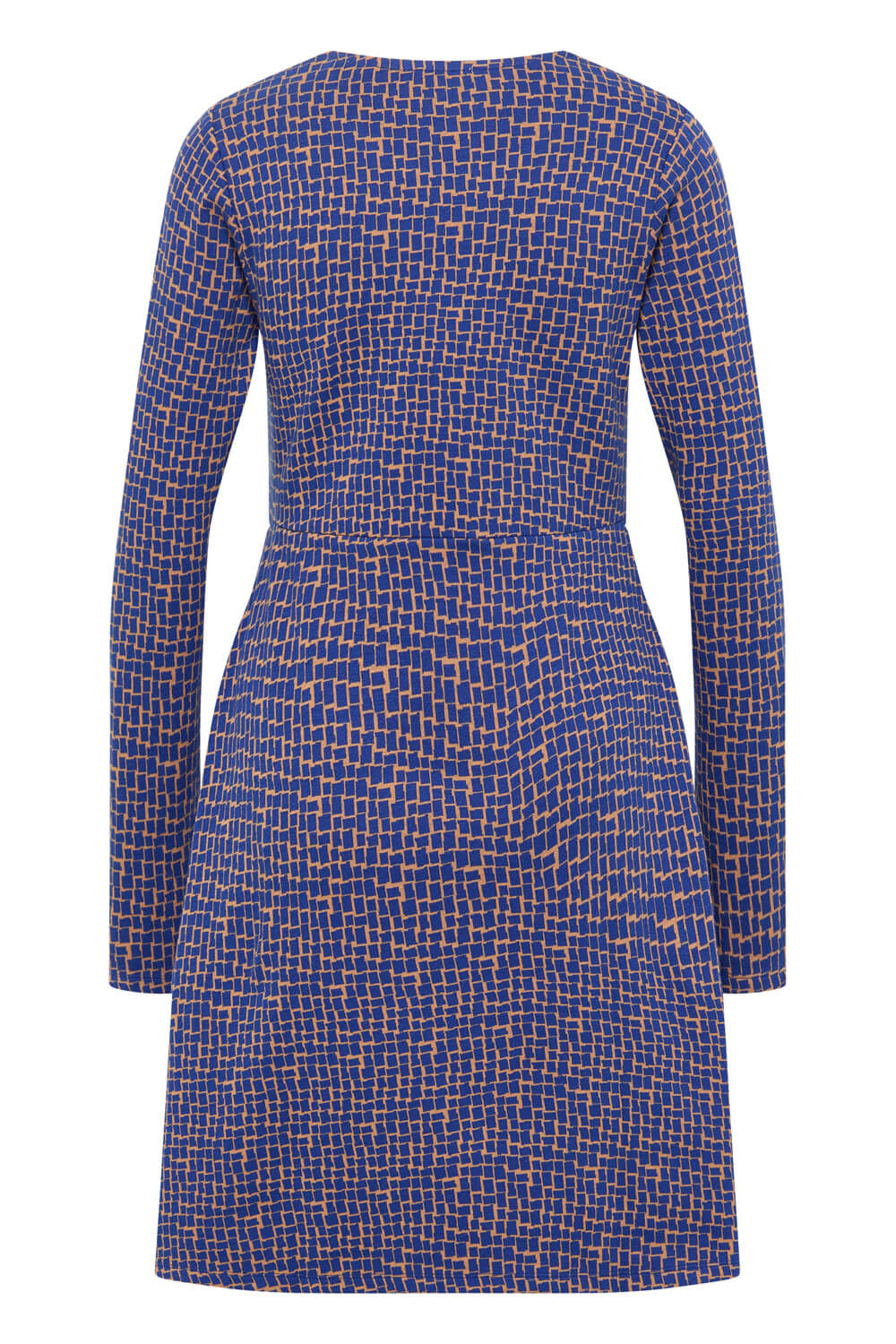 Gestricktes Swing-Kleid im Retro-Look