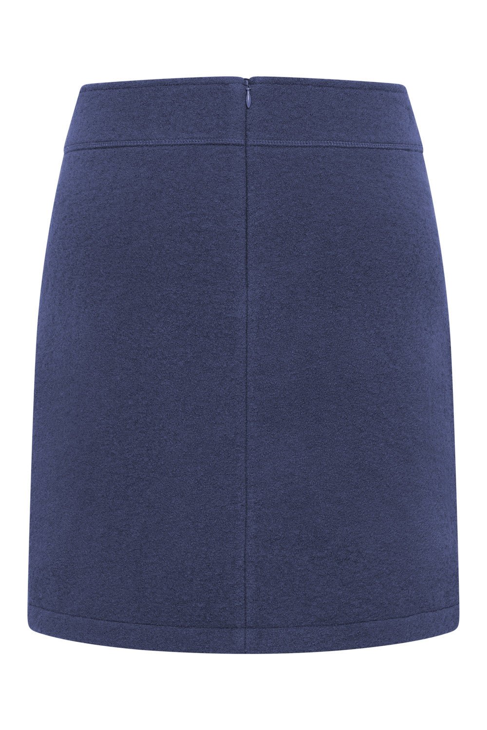 Kurzer Rock aus reinem Wollwalk