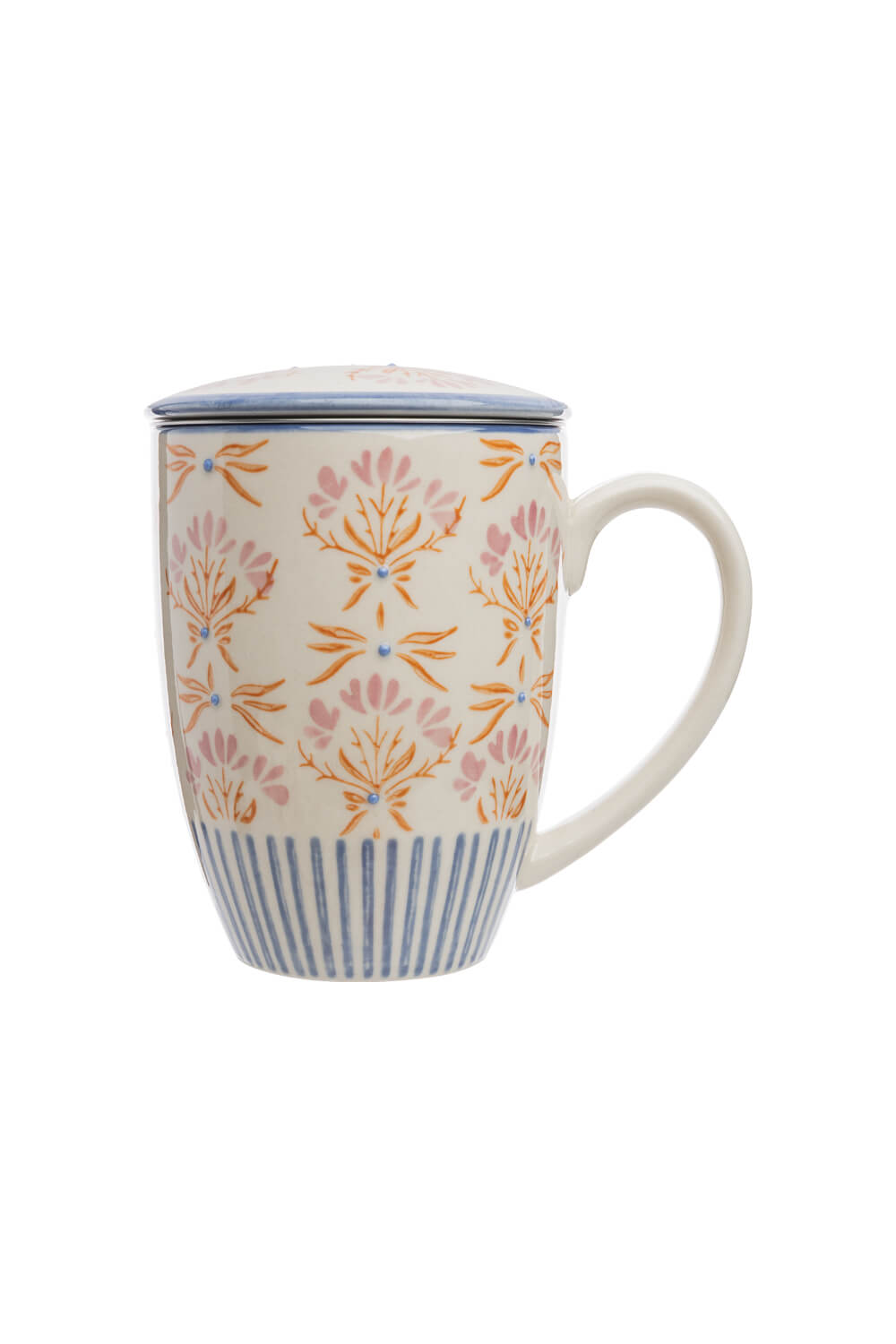 Tasse mit Teesieb RETROFLORIA
