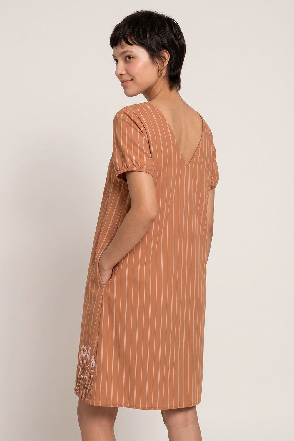 Image Mikaa – Kleid Popeline mit Stickerei_2