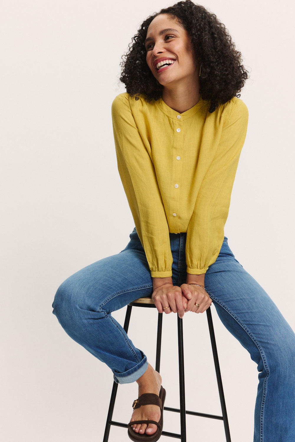 Bluse Jolaa aus Leinen