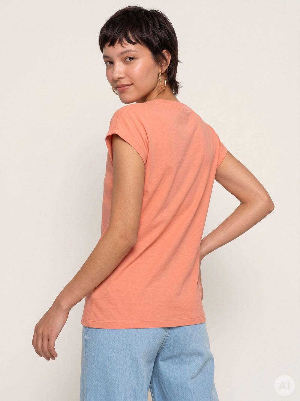 Image Oveliaa – Shirt Peach-Jersey Relaxed_2