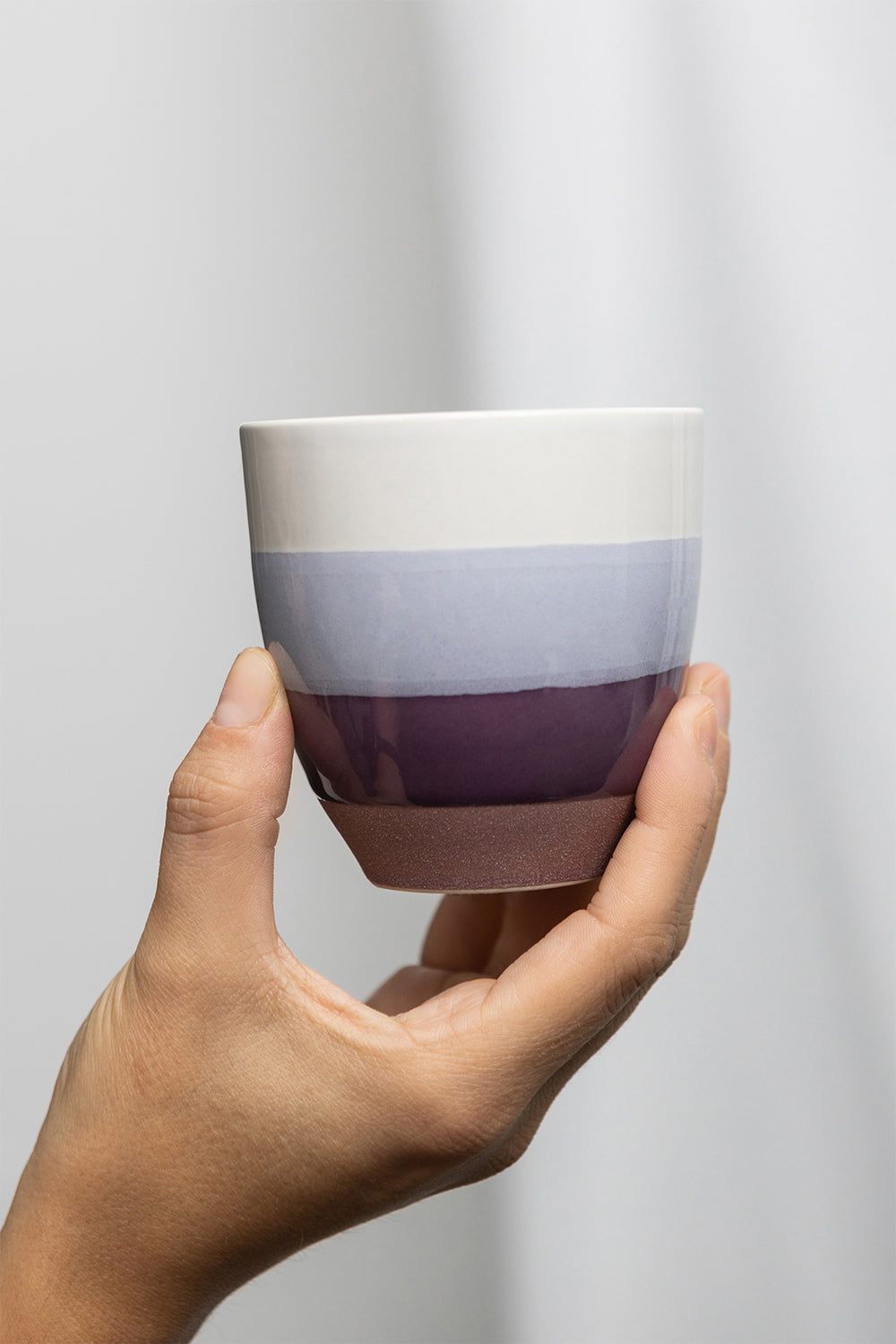 Becher STRIPES 200 ml purple