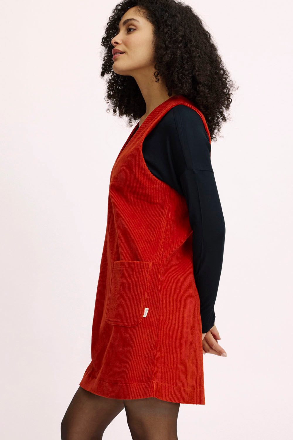 Cordkleid aus Biobaumwolle