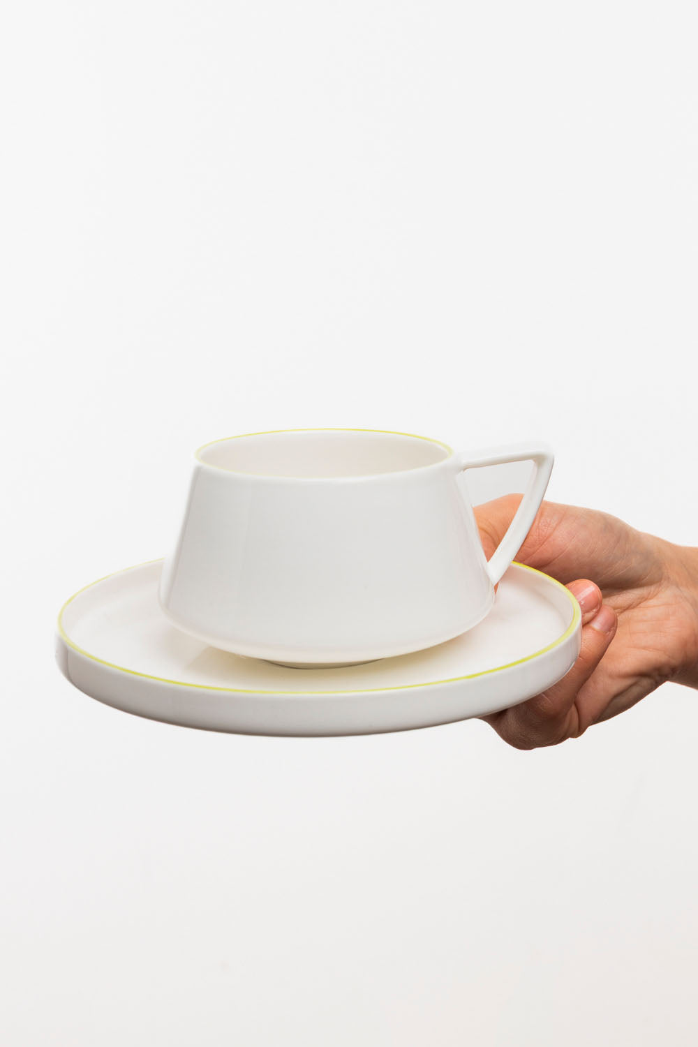 Tasse und Untertasse TINTED GRACE limon