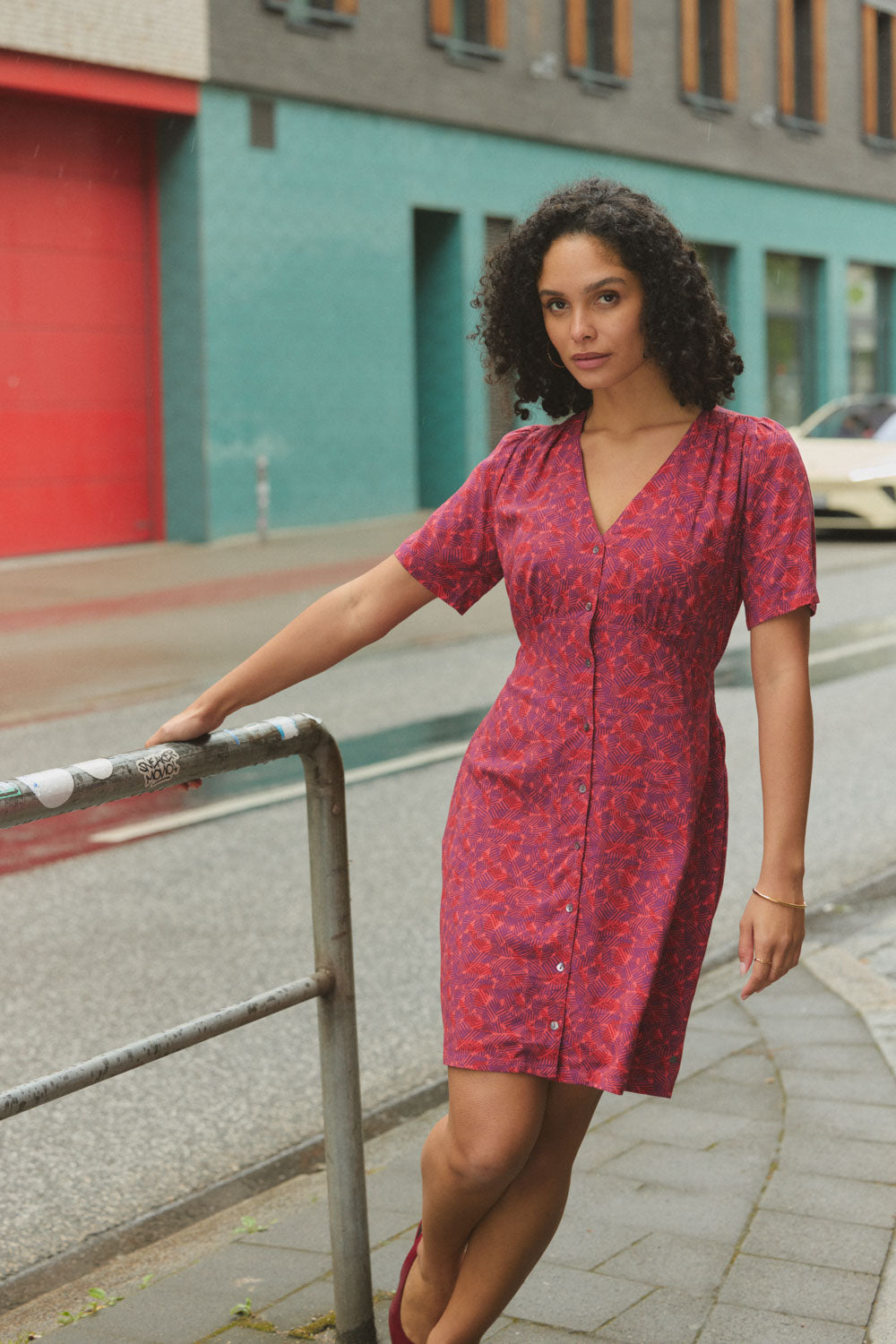 Ainn – Dress Printed EcoVero Viscose
